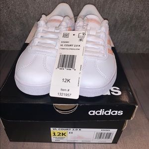 adidas Shoes - Girls adidas pink and white shoes size 12 adidas Shoes - Girls adidas pink and white shoes size 12
